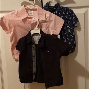 Three 9month Baby Boy Button Ups